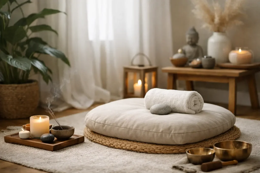 Préparer son espace de relaxation chez soi